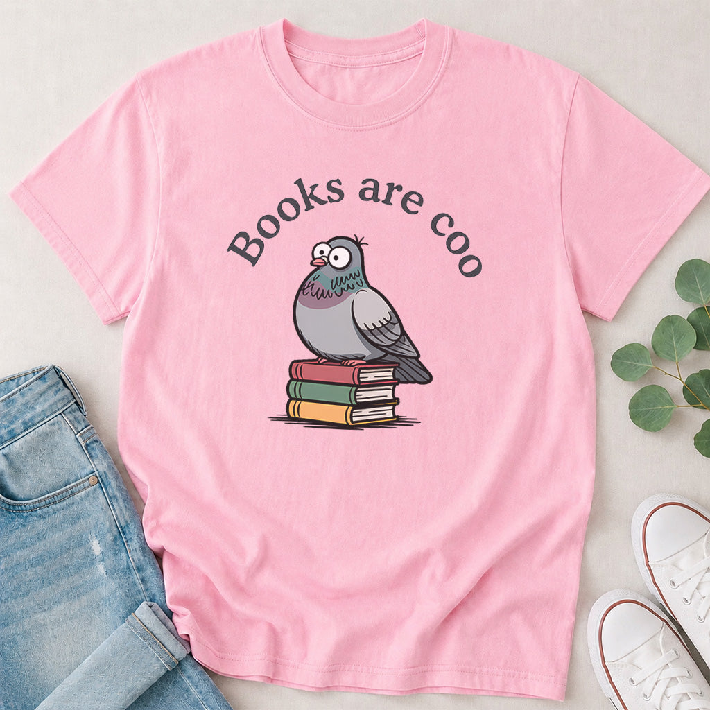 Books are Coo Pigeon T-Shirt