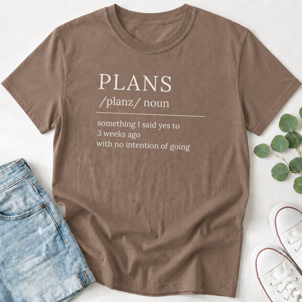 Plans Definition T-Shirt