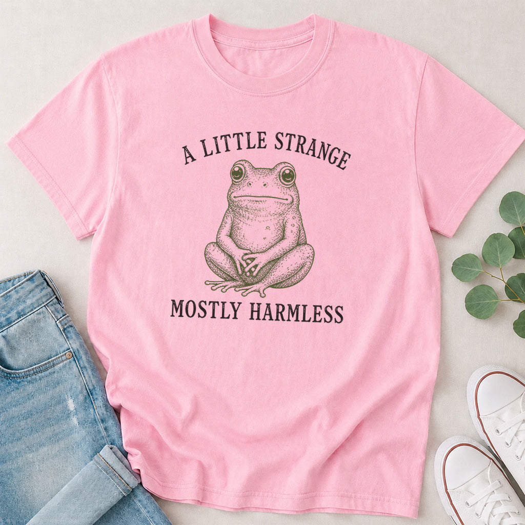 A Little Strange Mostly Harmless Frog T-Shirt
