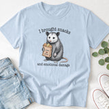 I Brought Snacks and Emotional Damage T-Shirt