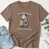 I Brought Snacks and Emotional Damage T-Shirt
