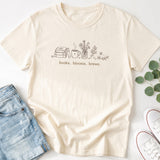 Books, Blooms, Brews T-Shirt