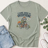 I Came Here To Overthink Raccoon & Bike T-Shirt