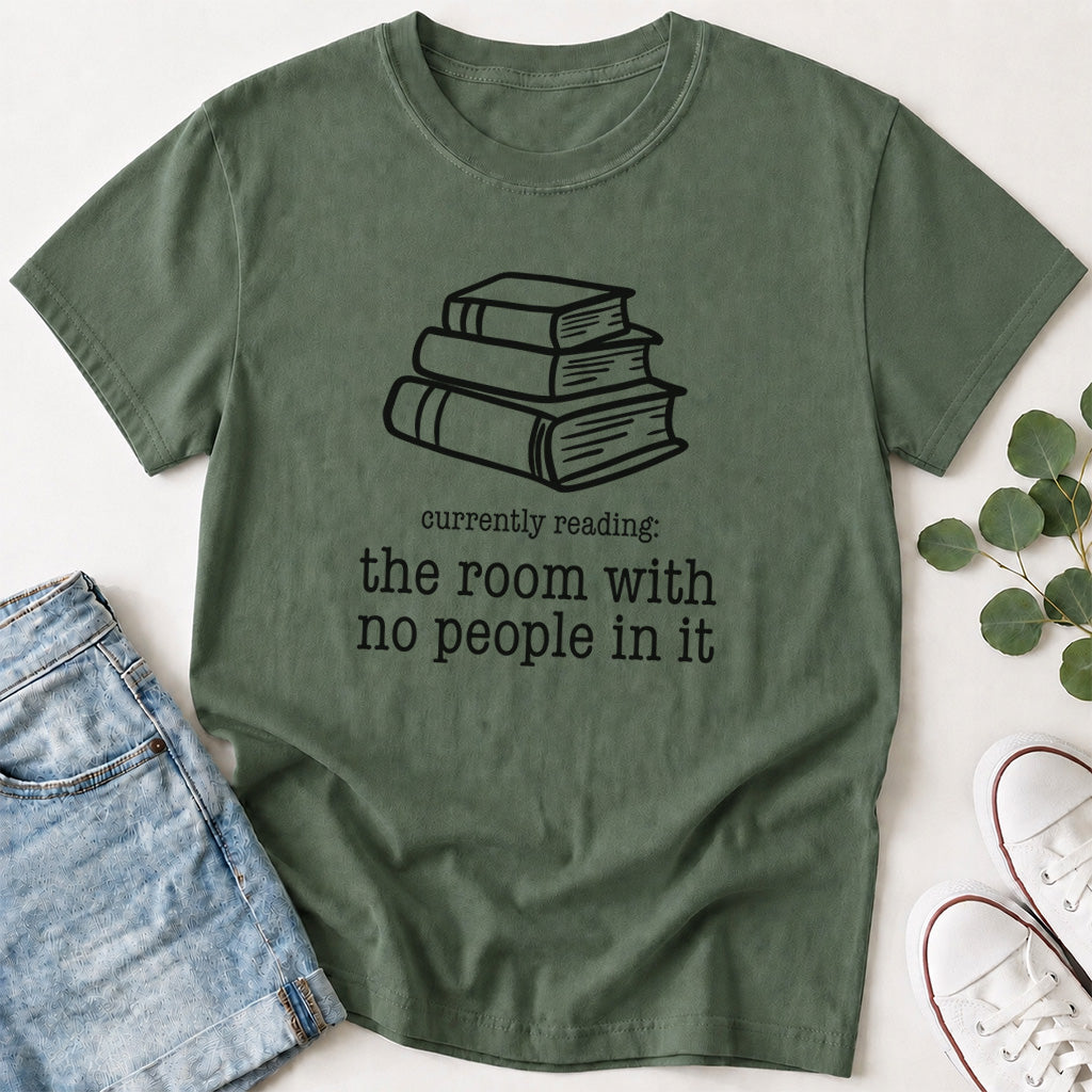Currently Reading the Room Bookish T-Shirt