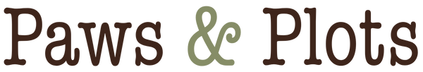 Paws & Plots Logo - Transparent