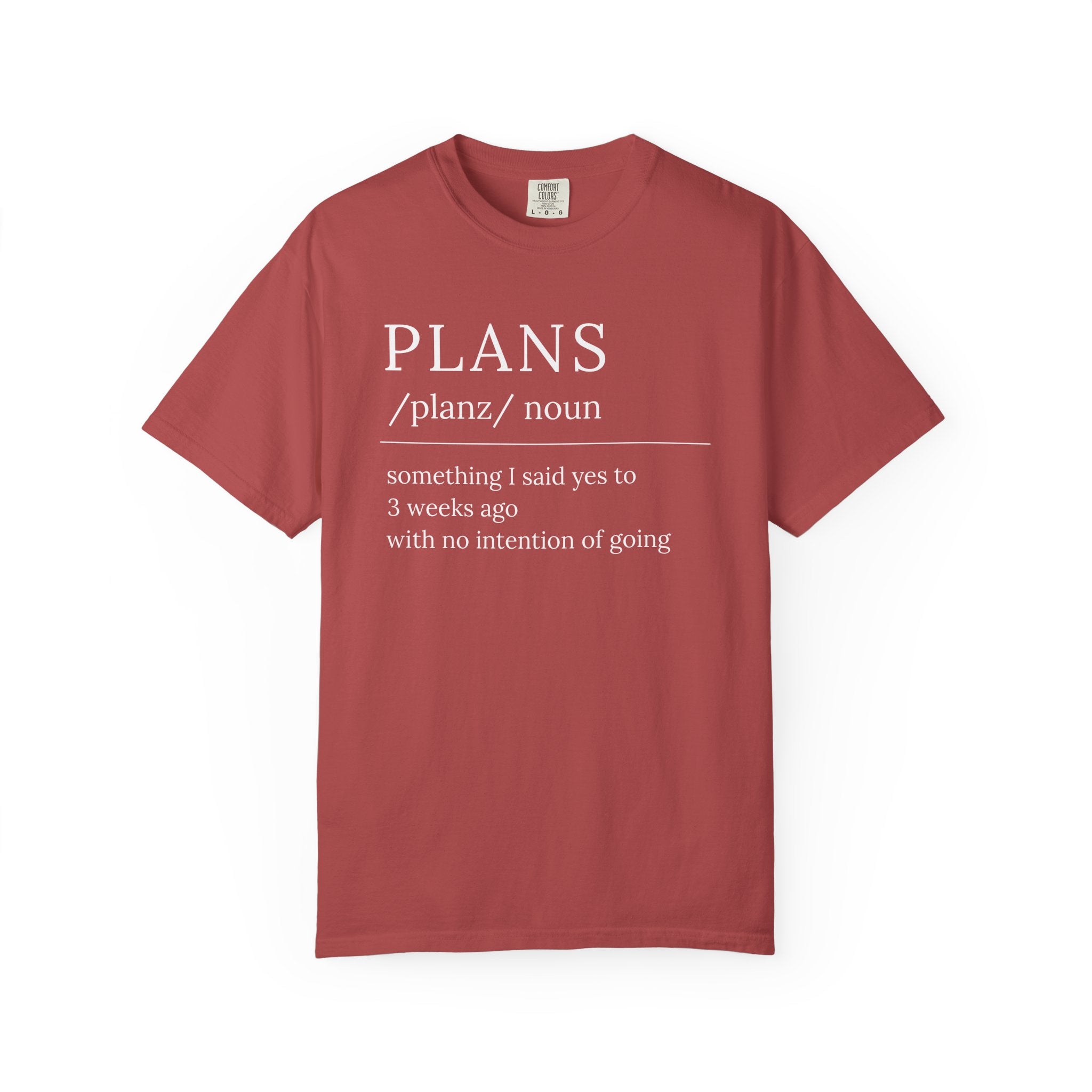 Plans Definition T-Shirt