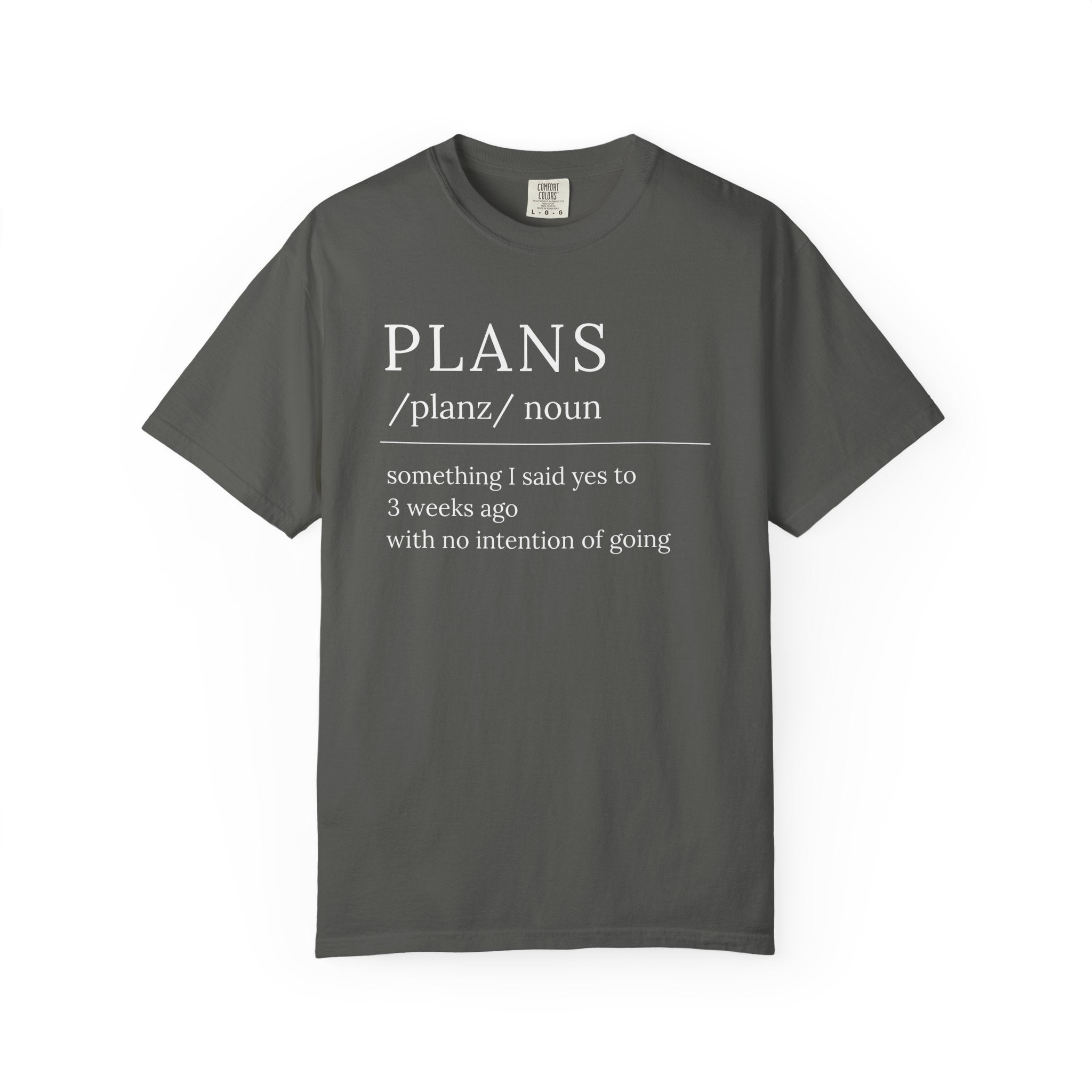 Plans Definition T-Shirt