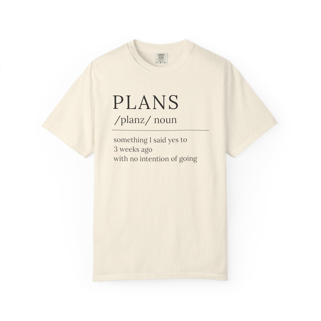 Plans Definition T-Shirt