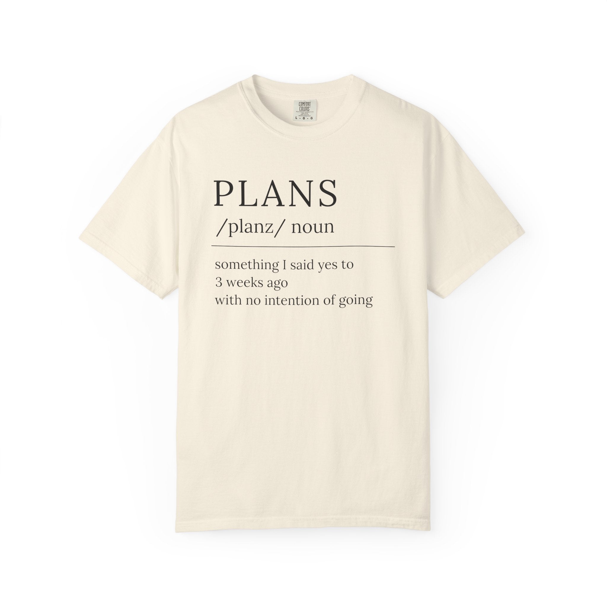 Plans Definition T-Shirt