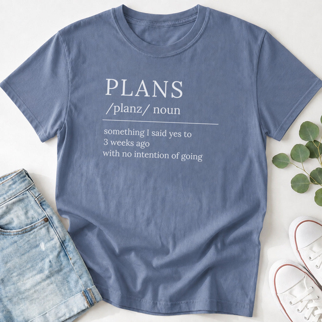 Plans Definition T-Shirt