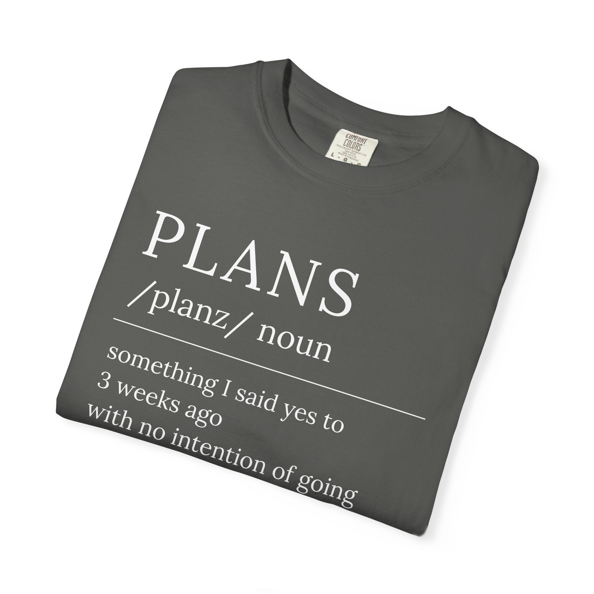 Plans Definition T-Shirt
