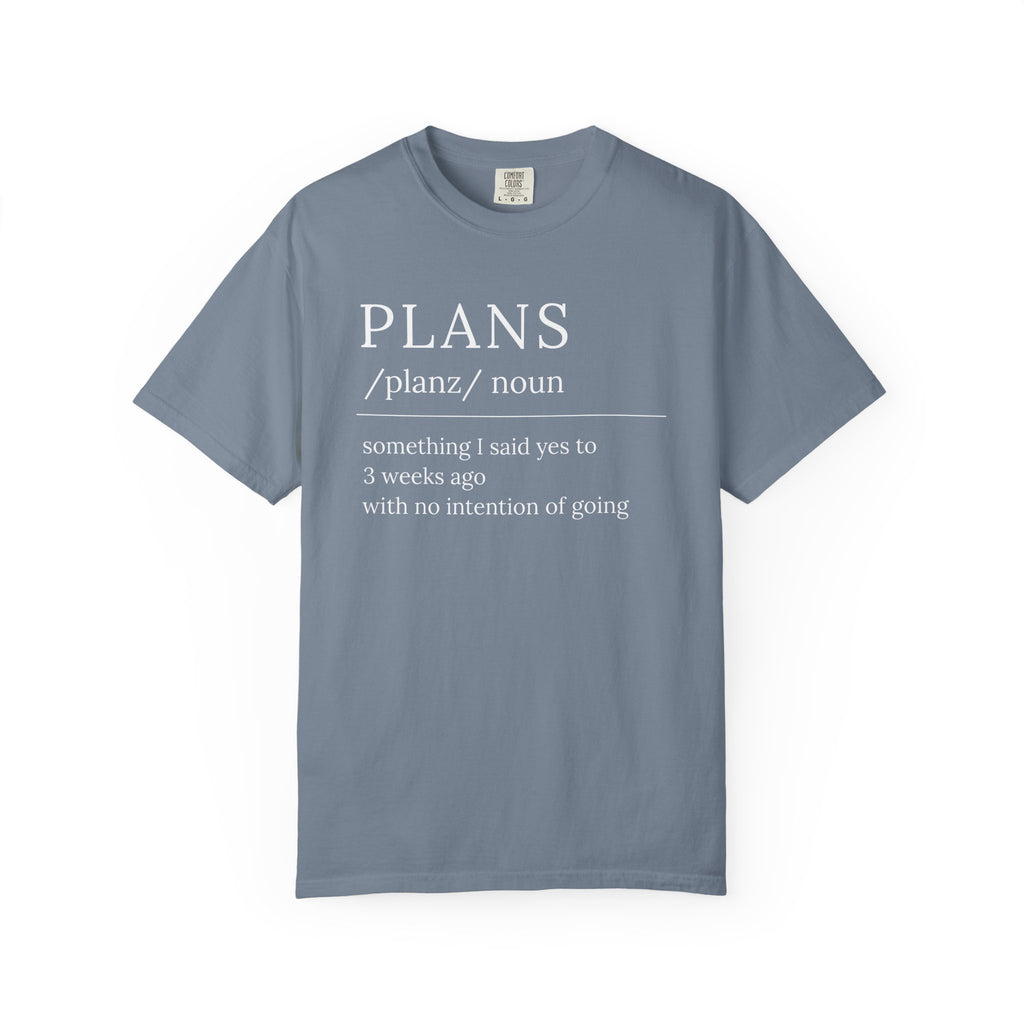 Plans Definition T-Shirt