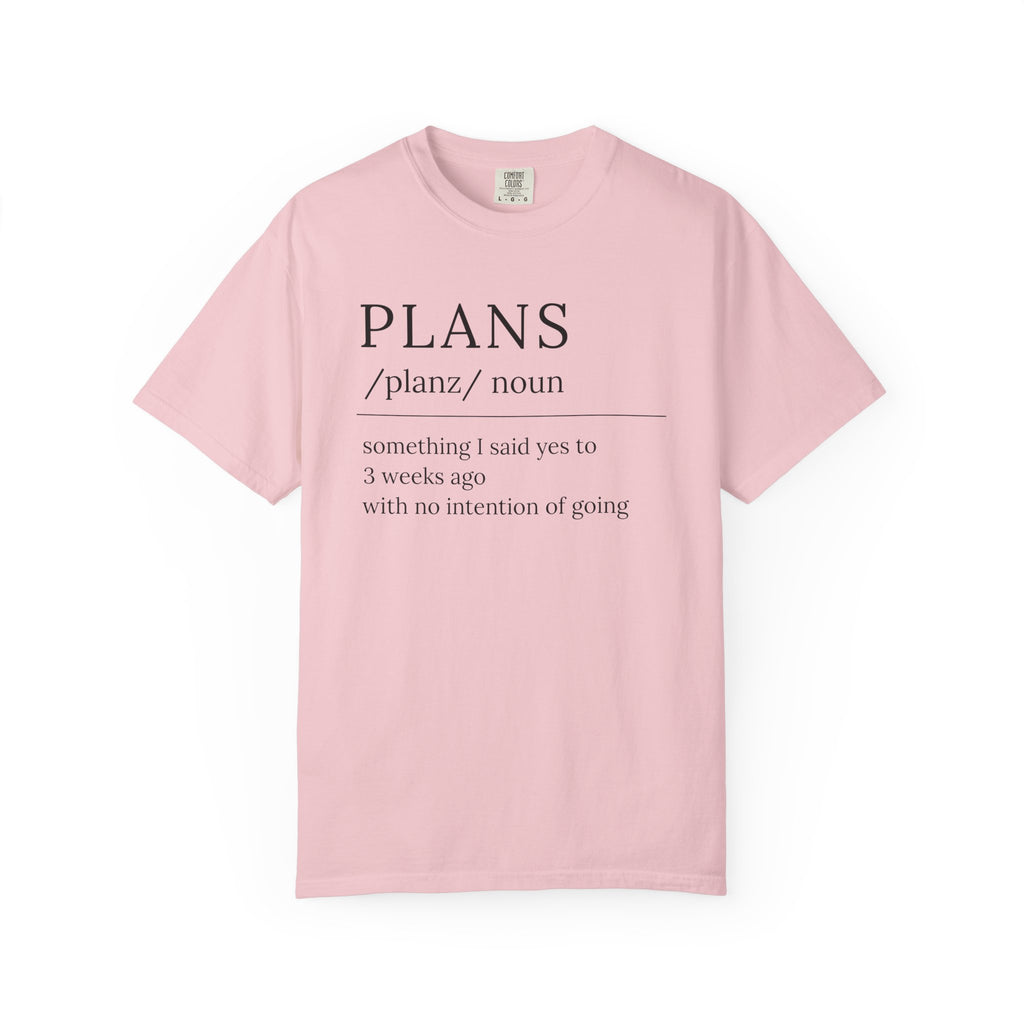 Plans Definition T-Shirt