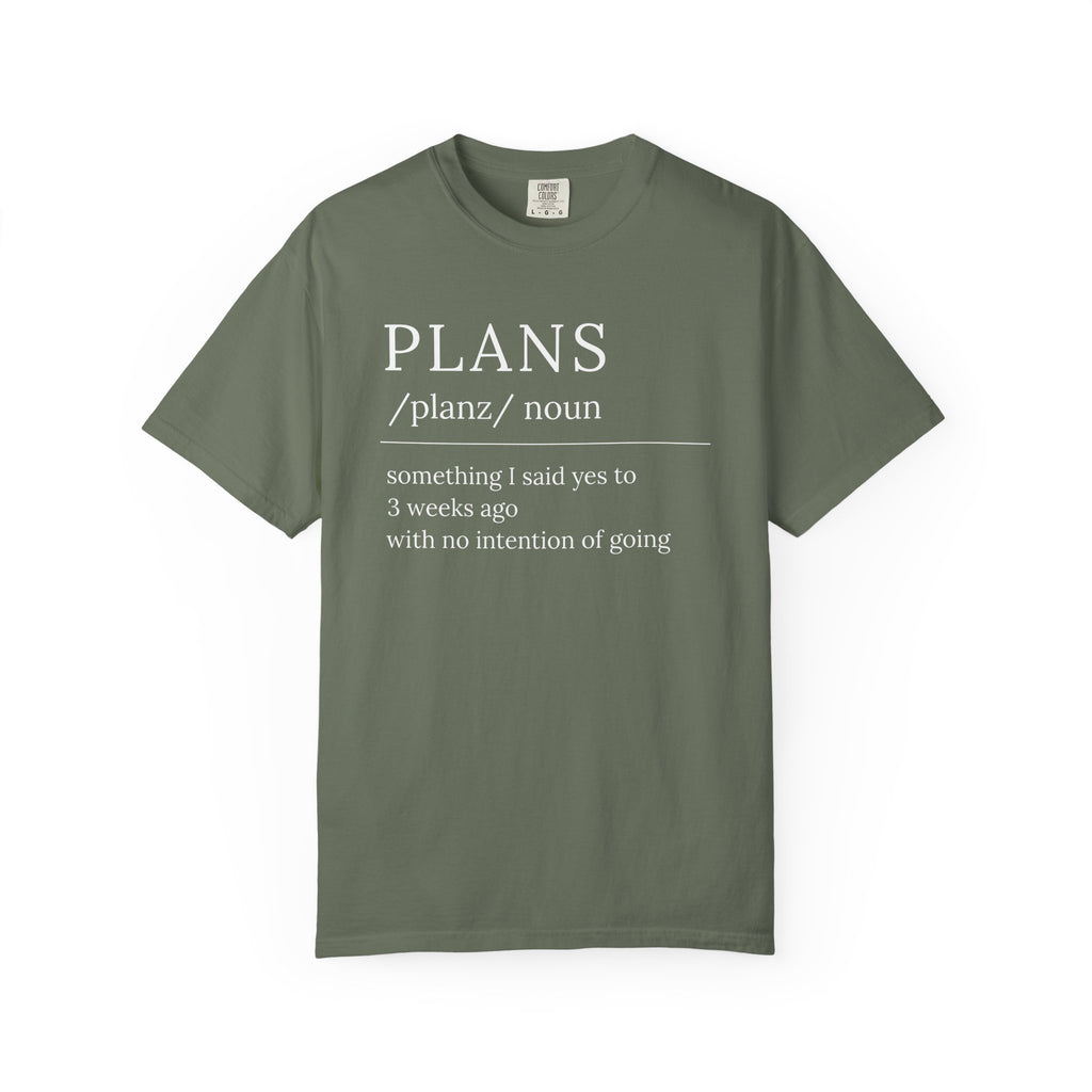 Plans Definition T-Shirt