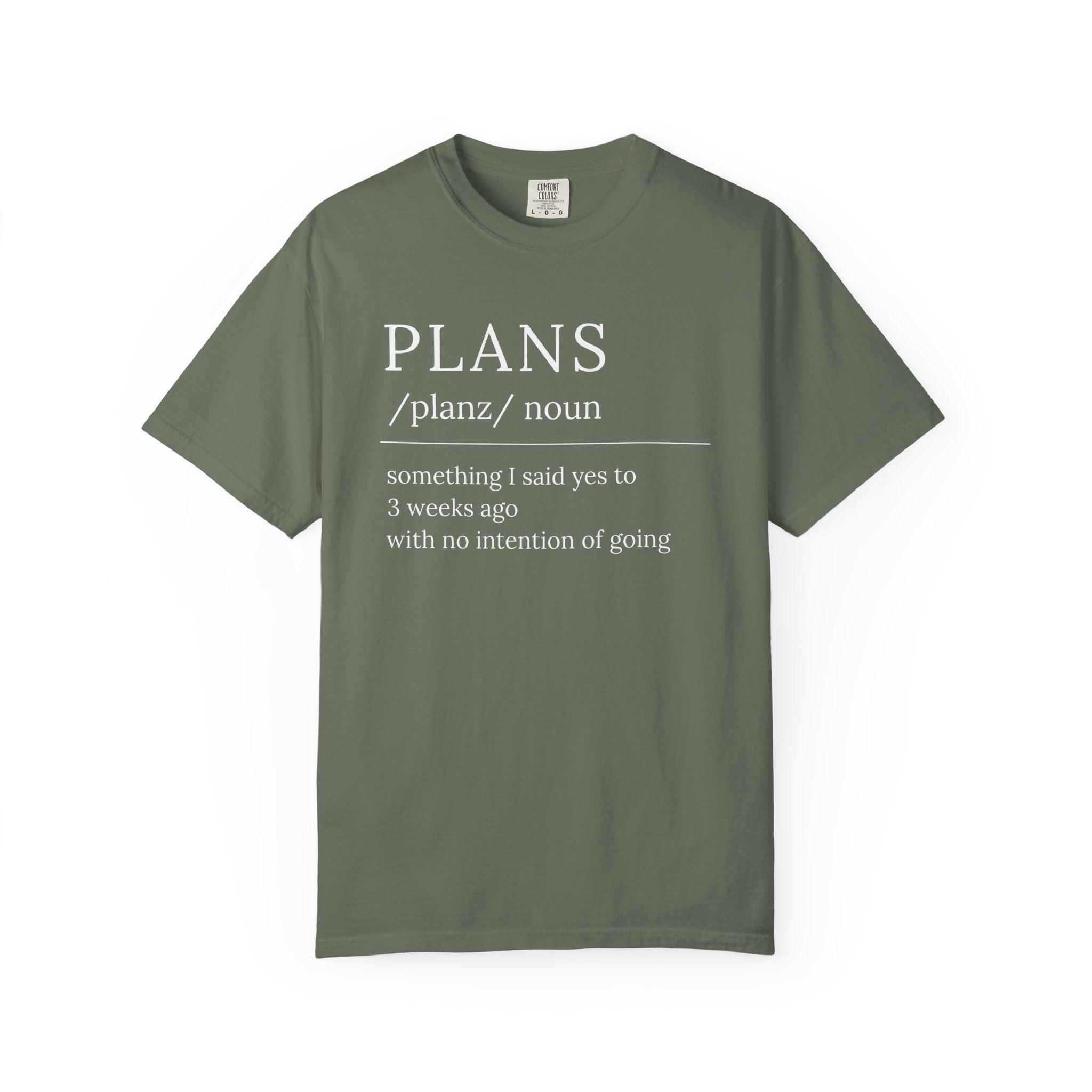 Plans Definition T-Shirt