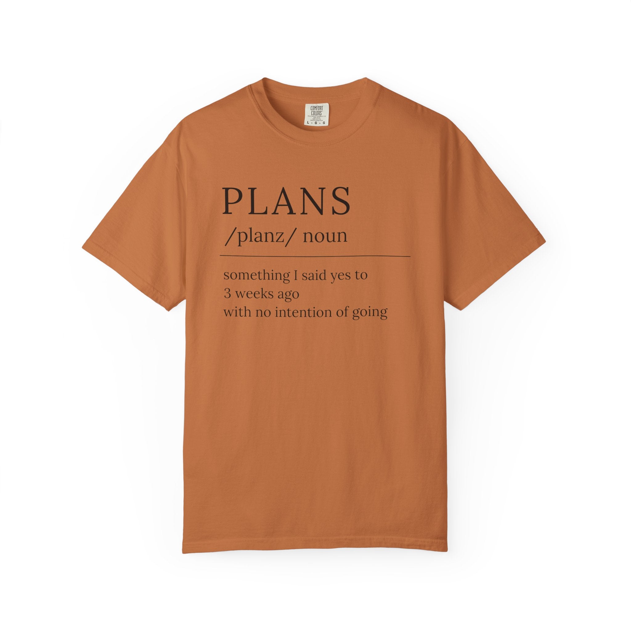 Plans Definition T-Shirt